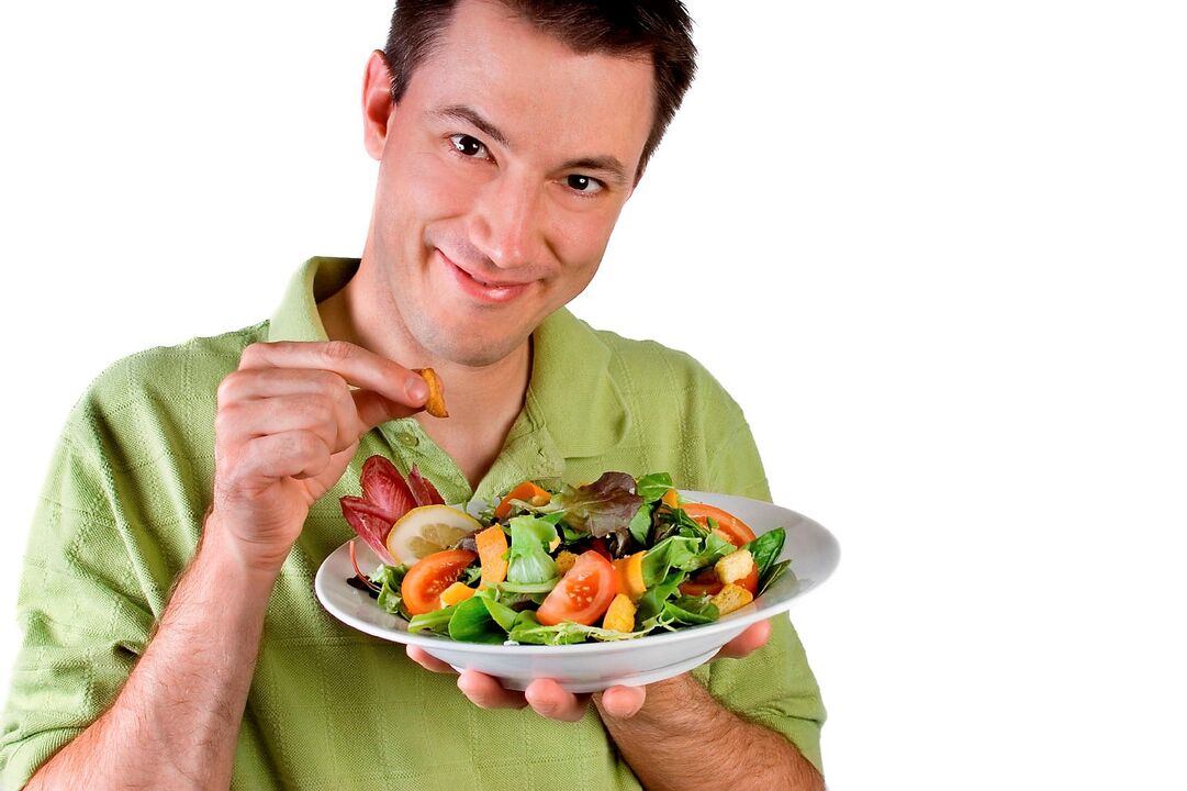 効能のための野菜サラダ